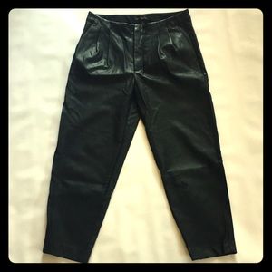 Banana Republic faux leather pants